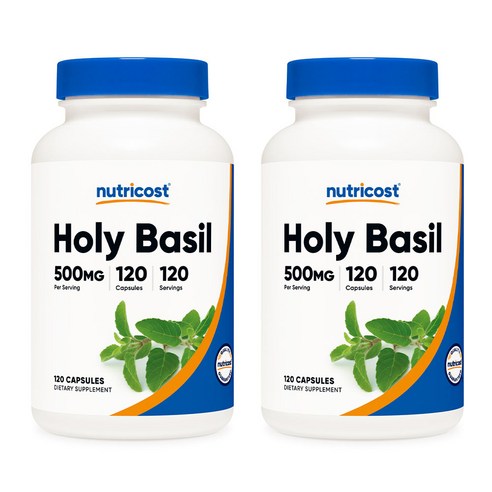뉴트리코스트 홀리 바질 500mg 120캡슐, 2개, 120정