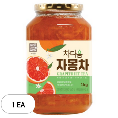 녹차원 차다움 자몽차