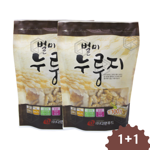 다원푸드 별미누룽지 600g 1+1 2봉지