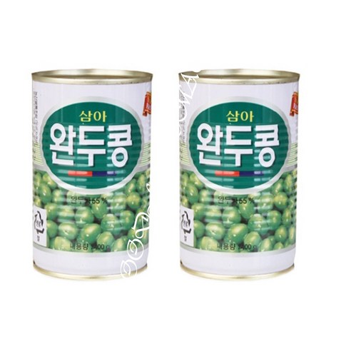 삼아 완두콩 통조림