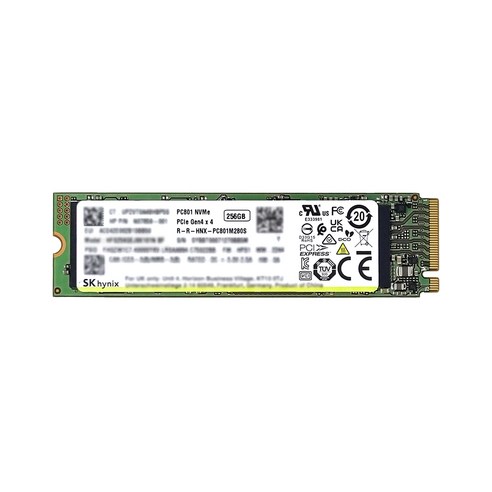 SK하이닉스 SSD 256기가 NVMe 2280, PC801, 256GB