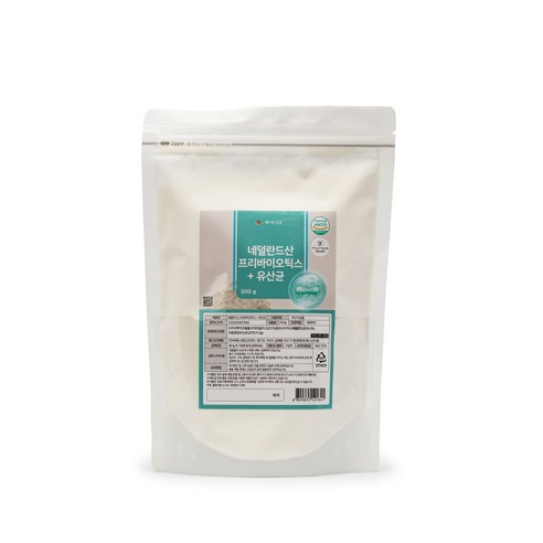 프리바이오틱스 유산균 분말 네덜란드산 500g HACCP 인증제품, 4개, 500g