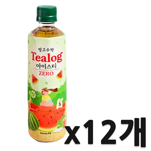 HK이노엔 티로그 망고수박 아이스티 500ml ZERO 칼로리