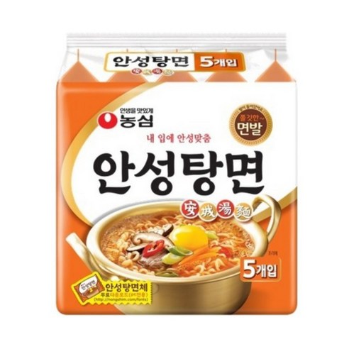 안성탕면 순하군 125g, 15개