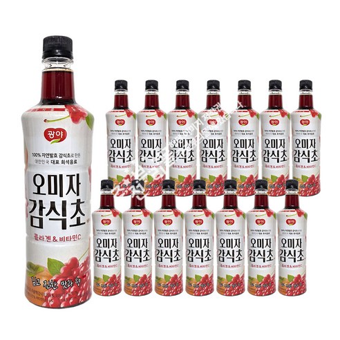 광야 오미자감식초 베이스 970ml 15개