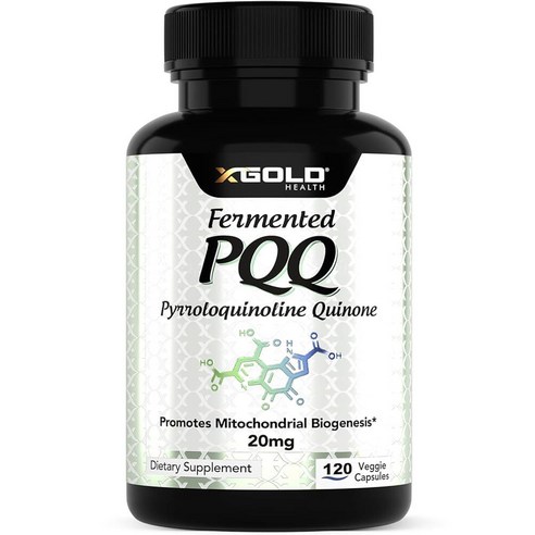 PQQ 식물성 캡슐피롤로퀴놀린 퀴논 99.7프로 미토콘드리아 120캡슐