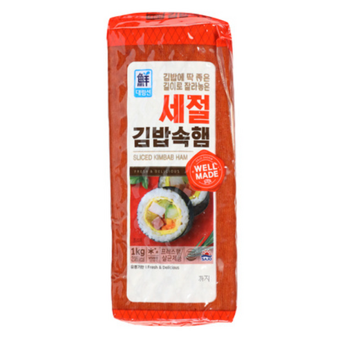 대림 세절김밥속햄1kg(절단햄), 1kg, 8개