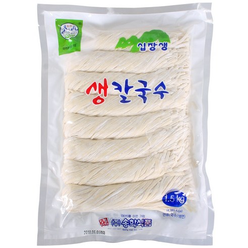 송학식품 생칼국수 1.5kg (10인분) x 10개입 BOX