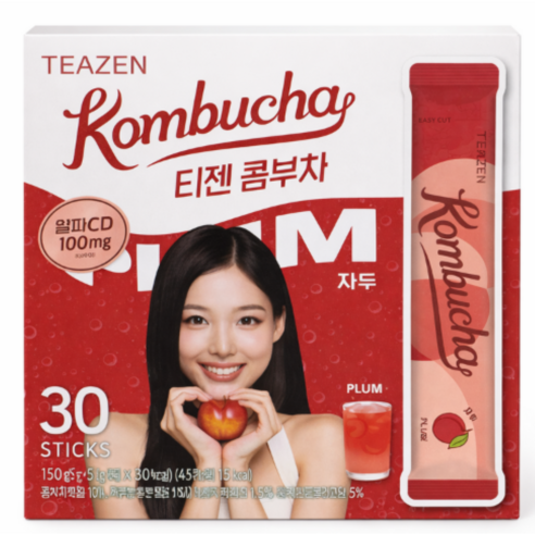 티젠 알파CD 콤부차 자두
