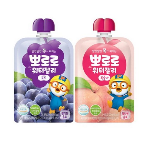 팔도 뽀로로 워터젤리 포도