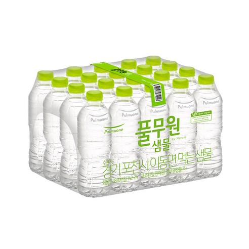 풀무원샘물 무라벨 생수