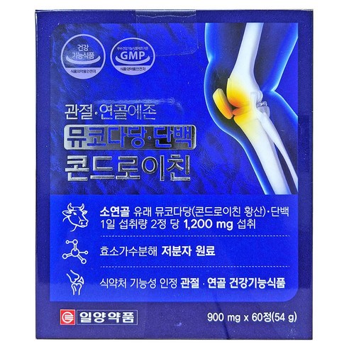 일양약품 관절 연골에존 뮤코다당 단백 콘드로이친 1200 MSM 보스웰리아 추출물 분말 영양제