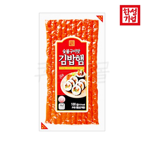 [현대프리마켓] 한성 숯불구이맛 김밥햄, 6개, 100g