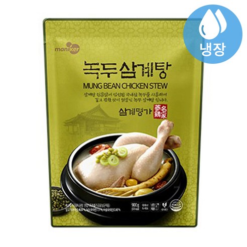 마니커에프앤지 녹두삼계탕 900g, 900g, 1개