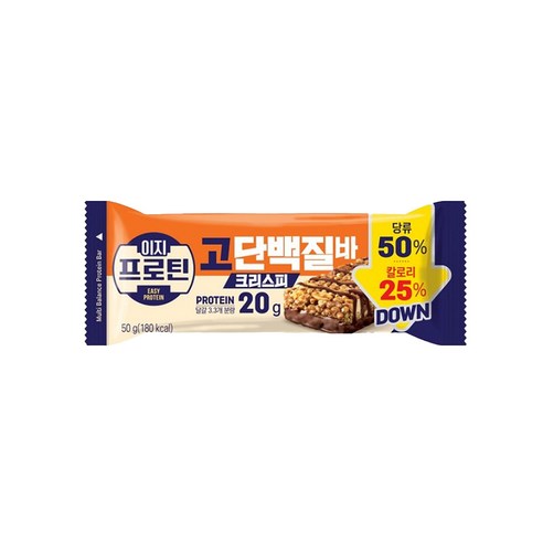 롯데 이지 프로틴 고단백질바 크리스피