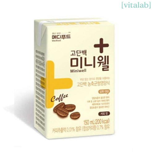 메디푸드 미니웰 커피맛 150ml x 96팩