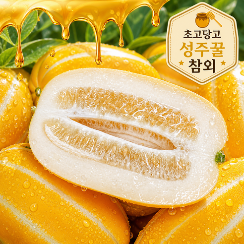 [오픈미친특가]하루100박스한정 산지직송 성주 꿀참외