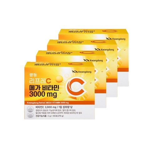 광동제약 리프레C 메가비타민 3000, 270g, 4개