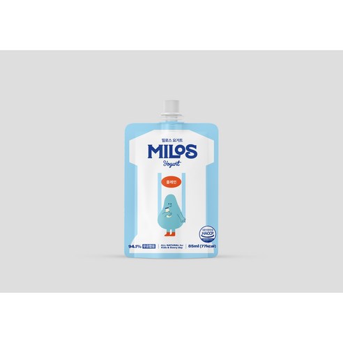 어린이 요거트_밀로스, 1개, 85g, 플레인
