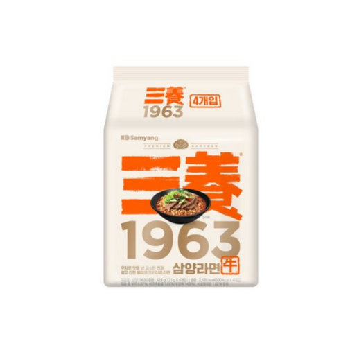 36년 만에 부활 삼양 1963 우지라면