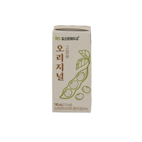 네이처세븐 효소분해 오리지널 고칼슘 두유, 96개, 190ml