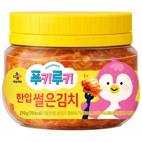 푸키루키 한입 썰은김치, 11개, 270g
