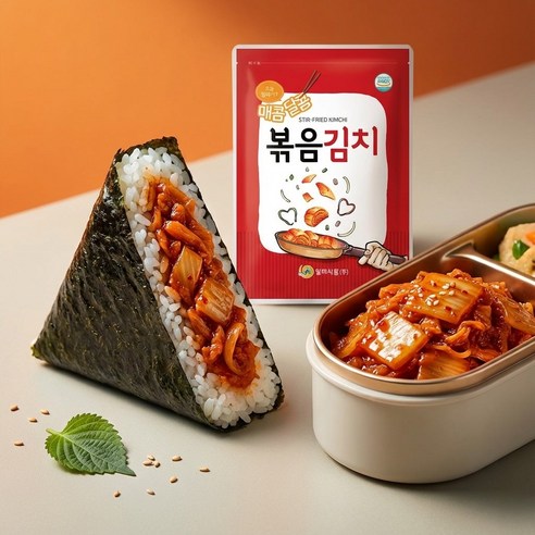 삼각김밥에 딱인 일미 미니볶음김치 500g x 2팩 - 볶음밥용 김치 찌개용, 2개, 500g