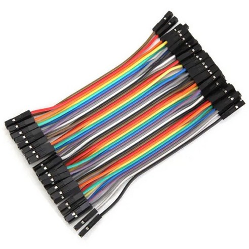 JK 브레드보드 점퍼선 점퍼 케이블 F/F 40P 암 수 아두이노 40가닥 DIY 와이어