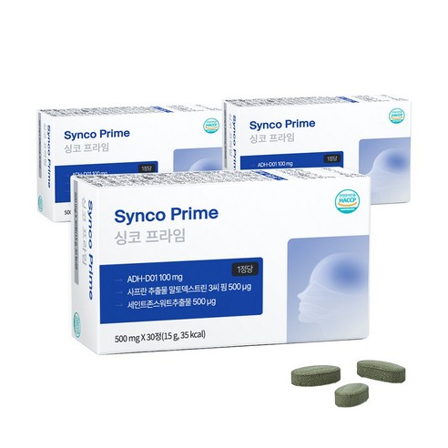 싱코 프라임 500mg, 3개, 30정