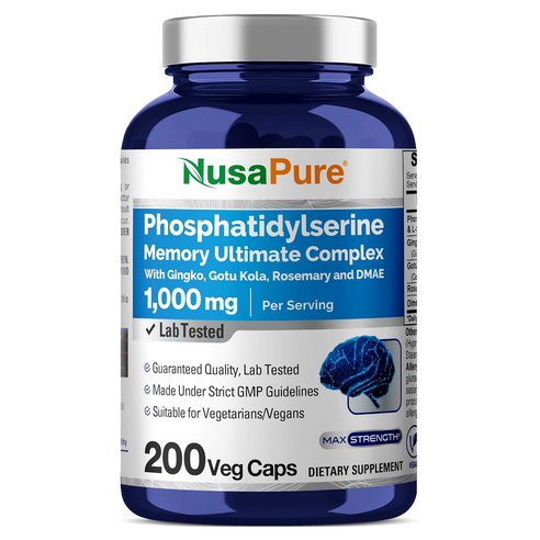누사퓨어 포스파티딜세린 컴플렉스 1000mg 베지 캡슐