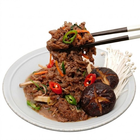 감칠맛 양념 소불고기 아이들반찬 간편요리, 2개, 400g