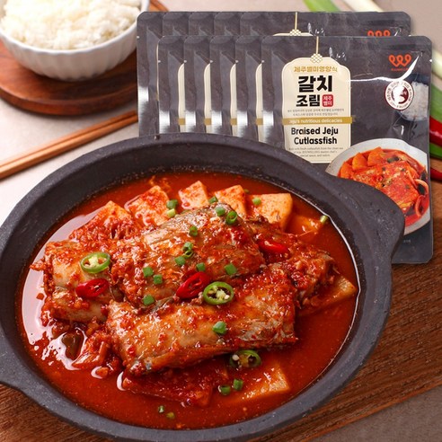 [제주웰링] 제주도맛집 간편식 영양식 갈치조림 400g, 10개, 400g