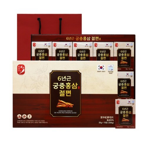한삼수 6년근 궁중홍삼절편 200g