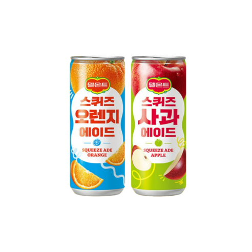 델몬트 스퀴즈 오렌지 에이드, 240ml, 60개