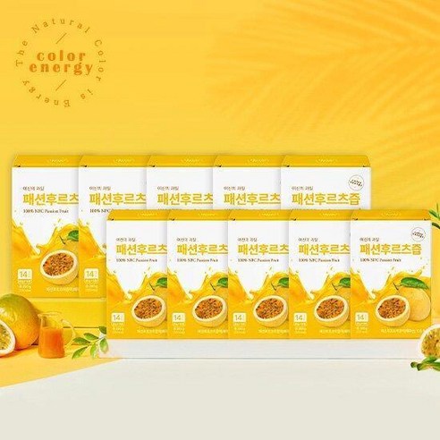 컬러에너지 NFC 패션후르츠즙, 20g, 140개