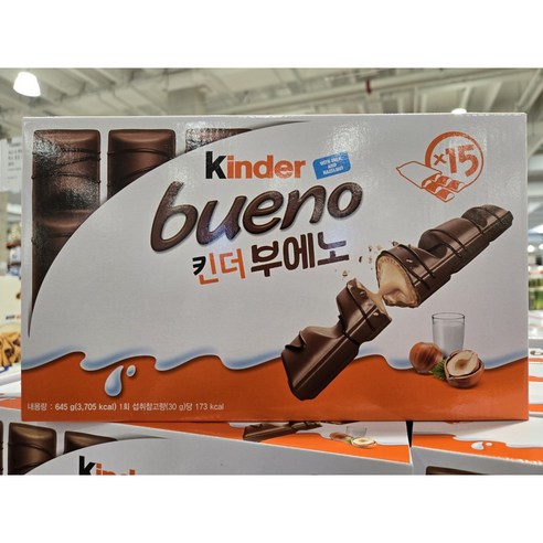 킨더 부에노 T2 초콜릿, 645g, 1박스
