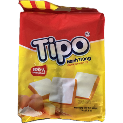 티포 에그쿠키 계란과자 베트남 TIPO EGG COOKIE banh trung