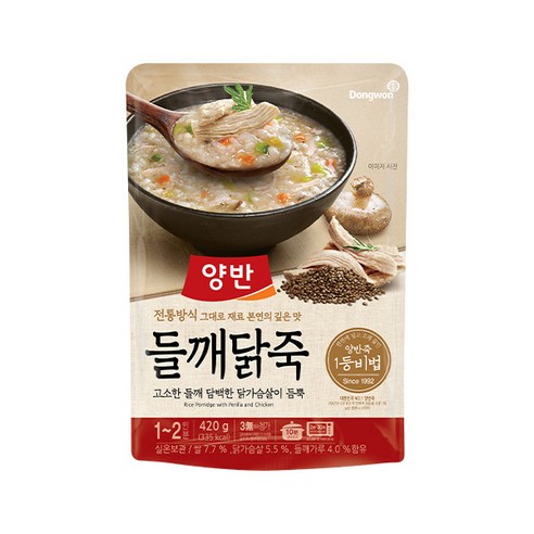 동원 양반 들깨닭죽 420g x10봉