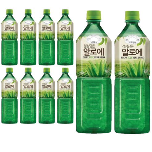 당일출고 웅진 가야농장 정성담은 알로에, 10개, 1L