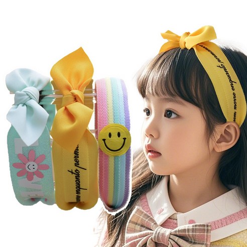 {hannal }3p 럽스펠스마일 반다나 머리띠