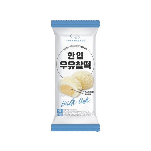 화과방 한입우유찰떡 80g x 10개, 10개, 80g
