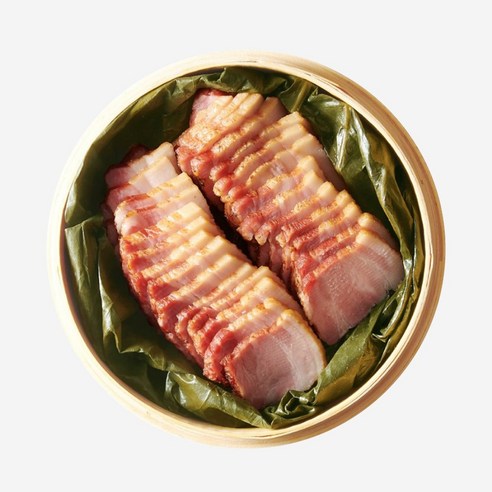 이목원 훈제 연잎삼겹 삼겹살, 5개, 400g