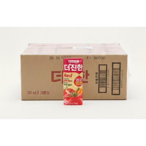 롯데칠성음료 야채듬뿍 더진한 레드