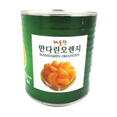만다린 오렌지 3kg 해울찬 밀감 귤 통조림 업소용 대용량