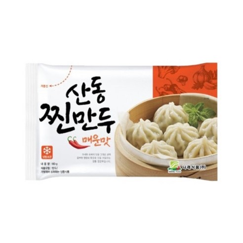 산동 매운 포자찐만두, 180g, 10개