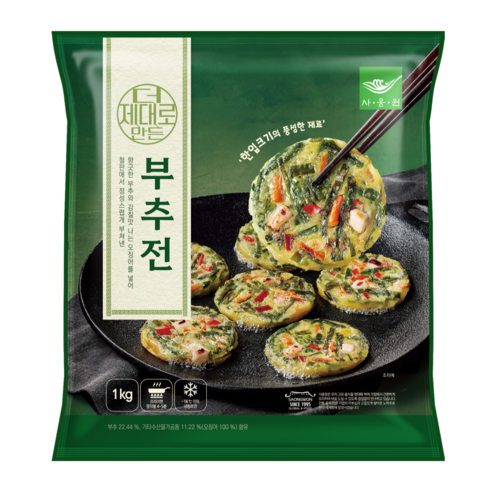 사옹원 더 제대로 만든 부추전 1kg, 1kg, 6개