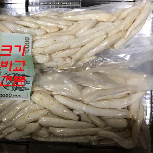 국산 깐더덕 깐통더덕 1kg  굵은깐더덕 피더덕