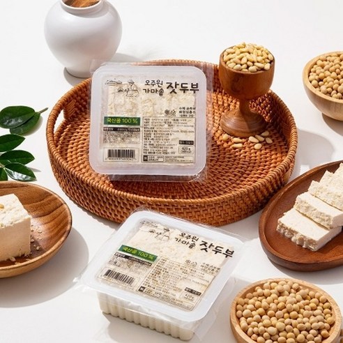 더조은푸드 조춘자 가마솥 전통 잣 두부 420g x 2팩