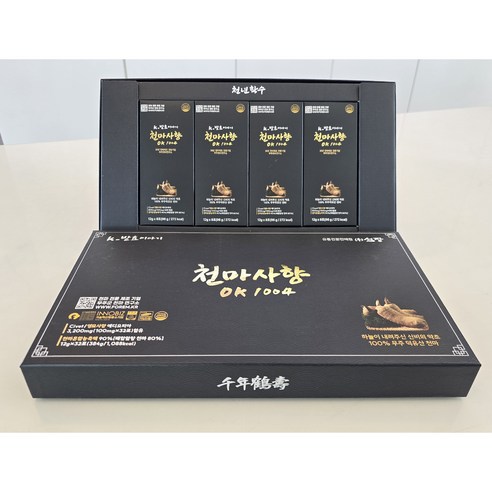 [섬장]무주 발효 천마 순도90% 사향 3200mg 천마사향, 1개, 384g