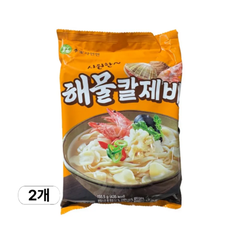 이가자연면 해물칼제비